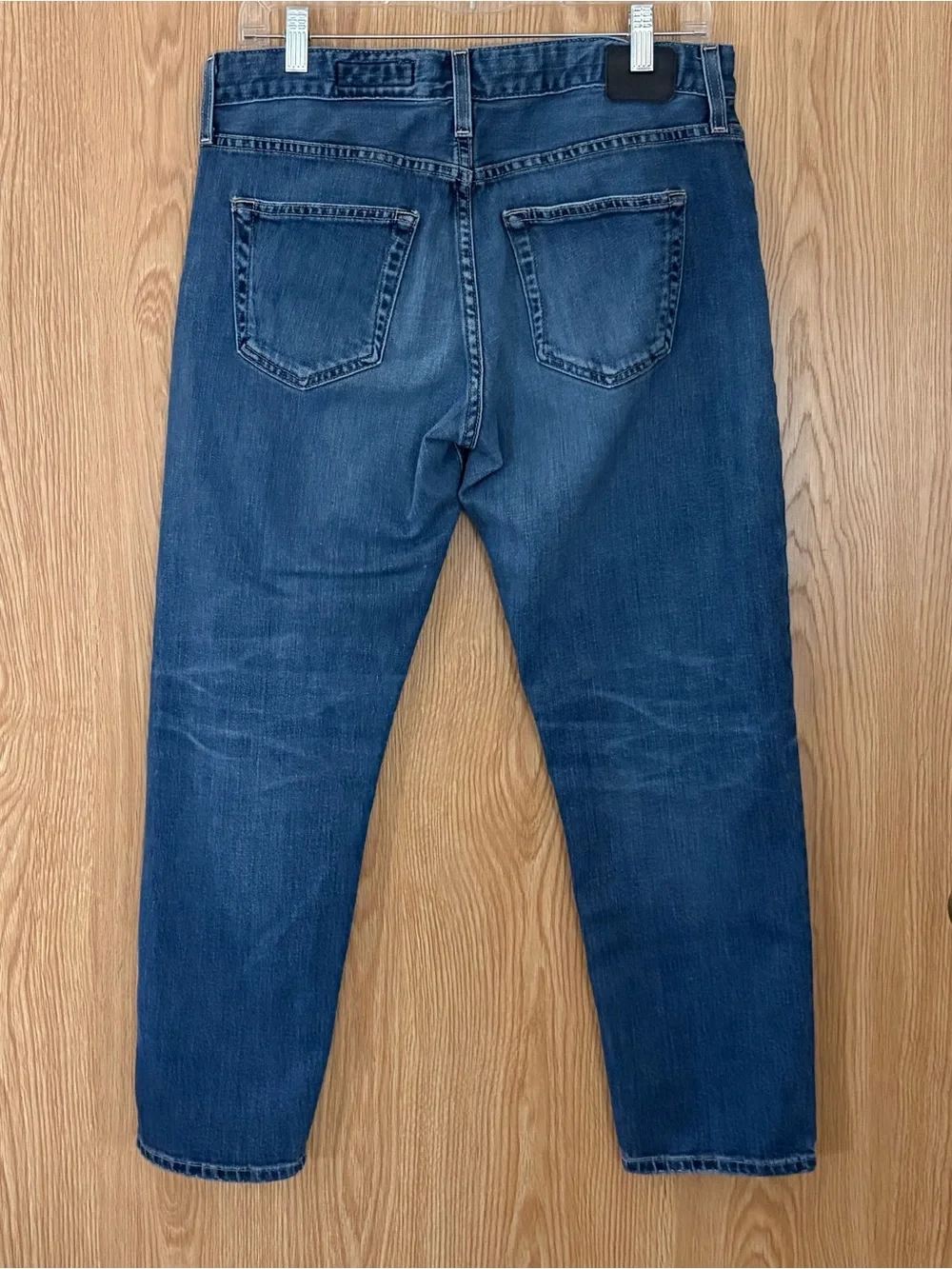 Ag Adriano Goldschmied Blue Ex Boyfriend Slouchy Slim Capris Jeans - Picture 2 of 8